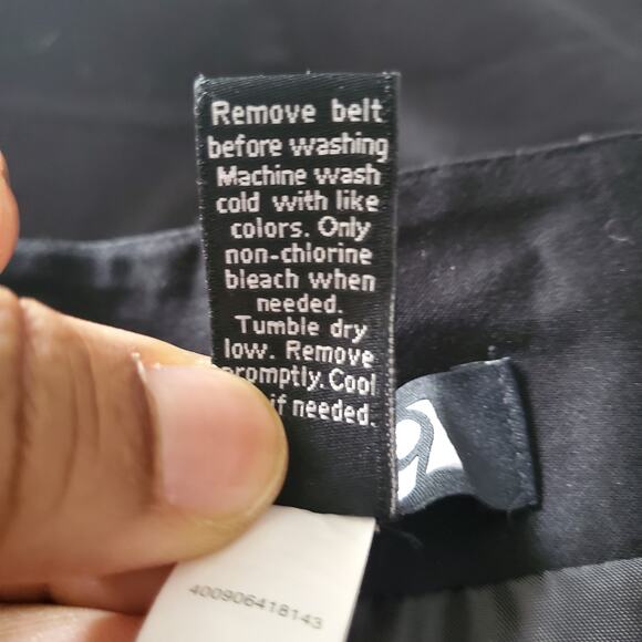 Apt. 9 Black Tie Mini Pencil Skirt Size 18 - Picture 6 of 6
